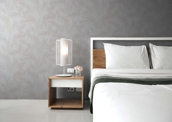 tapet skog och blad Camilla M1-No.579 non-woven tapet beige crème blommig tapet