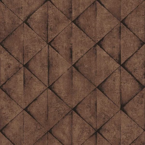 Grafiskt Tapet Domenico M1-No.548 Brun Svart Geometrisk Tapet