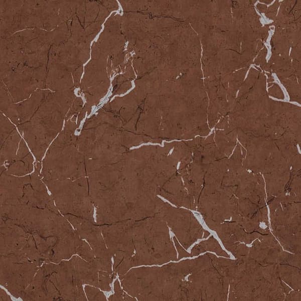 Tapet med marmorutseende Rachele M1-No.600 Non-woven tapet Röd Grå