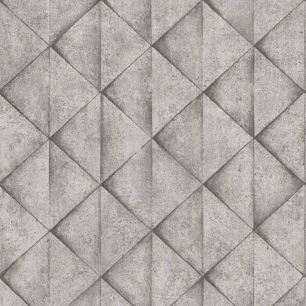 Papier Peint Béton Dario M1-No.547 Grå Antracit Papper Väggdekoration Geometrisk