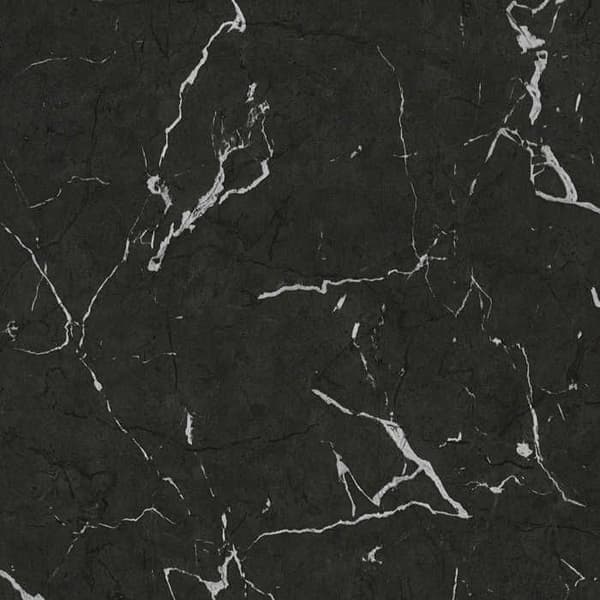 Tapet med marmorutseende Rachele M1-No.599 Non-woven tapet Svart Hvit