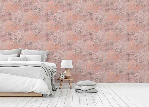 Tapet Plattor Azzura M1-No.605 Orange Beige Original Tapet