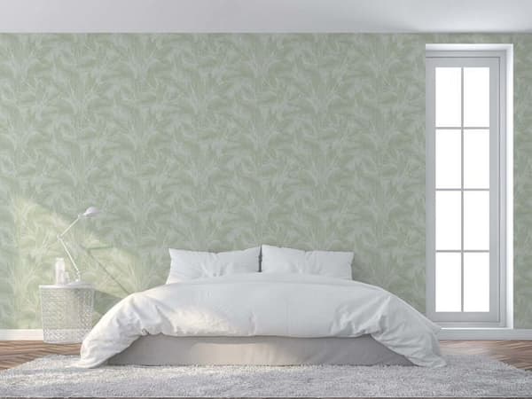 TADESSI Tapet Skog och blad Salvatore M1-No.581 non-woven tapet grön blommig tapet för vardagsrum sovrum kök...