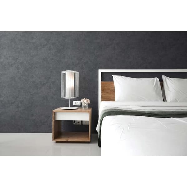 Betongtapet Dario M1-No.582 | Fiberpapper | Svart | Konkret utseende | Urban | Moderna | Betongvägg