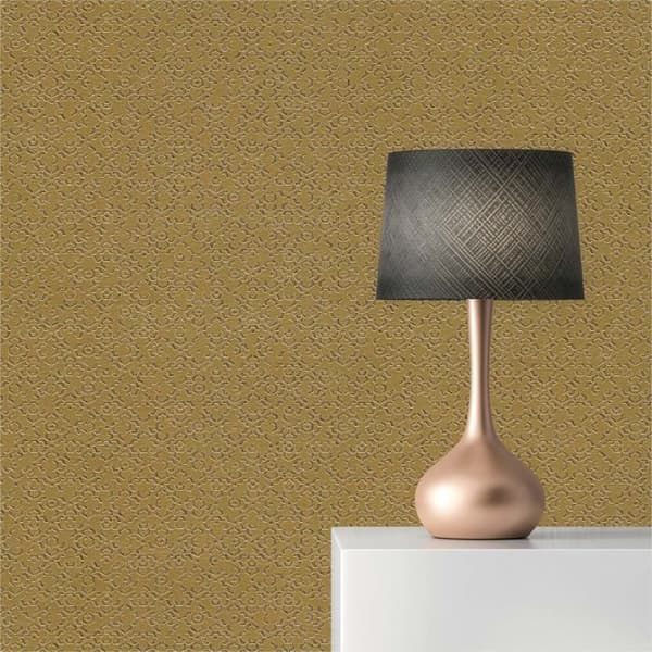 Metalliserat Tapet Massimo M1-No.624 Guld Metalliserad Geometrisk Tapet