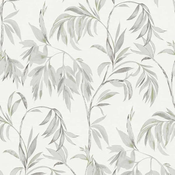 TADESSI tapet skog och blad Camilla M1-No.578 non-woven grågrön blommig tapet för vardagsrum sovrum kök