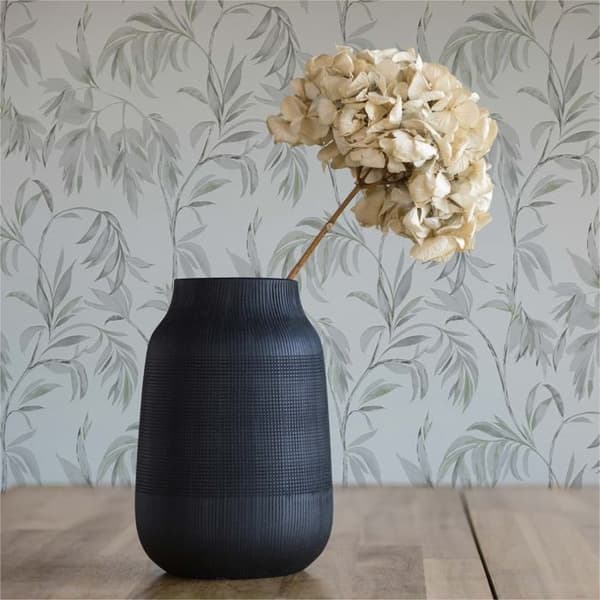 TADESSI tapet skog och blad Camilla M1-No.578 non-woven grågrön blommig tapet för vardagsrum sovrum kök
