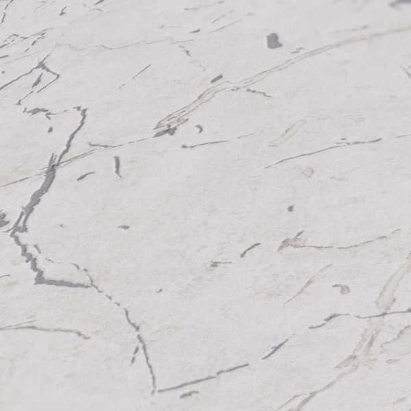 Marble Look Wallpaper Rachele M1-No.603 Non-woven Wallpaper Vit Grå