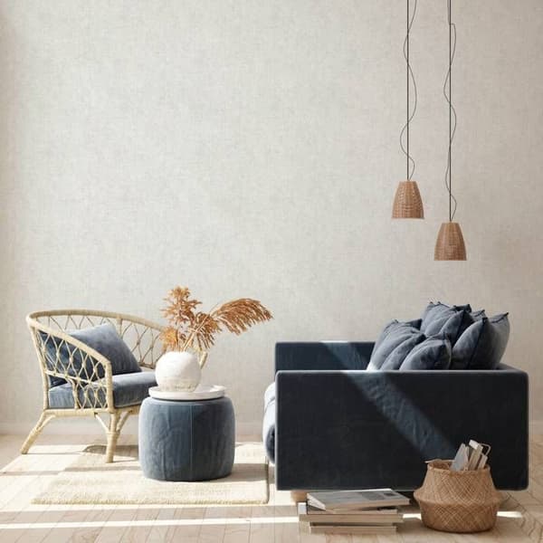 A.S. Creation Nya Väggar 374231 non-woven tapet enfärgad 0.53 m x 10.05 m vit