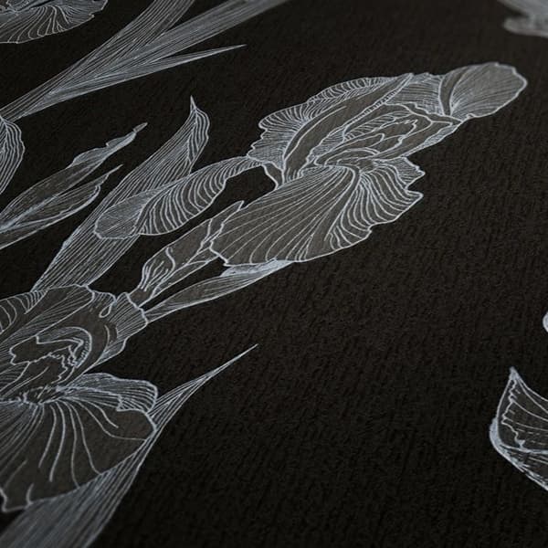 A.S. Creation Daniel Hechter 6 375262 tapet non-woven floral 0.53 m x 10.05 m svart