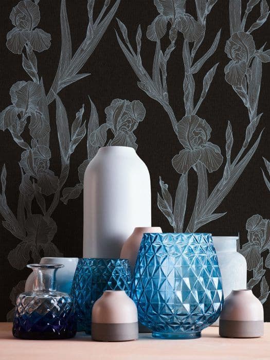 A.S. Creation Daniel Hechter 6 375262 tapet non-woven floral 0.53 m x 10.05 m svart