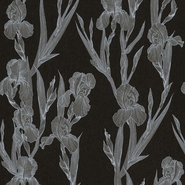 A.S. Creation Daniel Hechter 6 375262 tapet non-woven floral 0.53 m x 10.05 m svart
