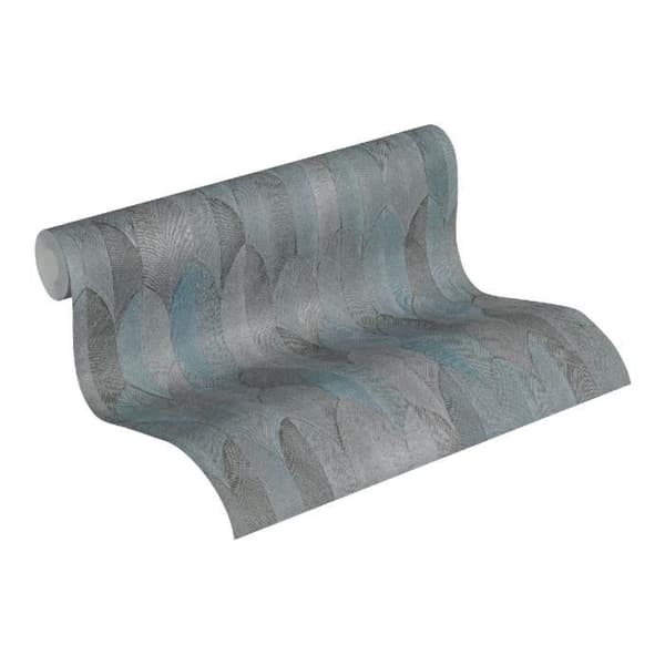 A.S. Creation Sumatra 373733 non-woven tapet vintage 0.53 m x 10.05 m blå