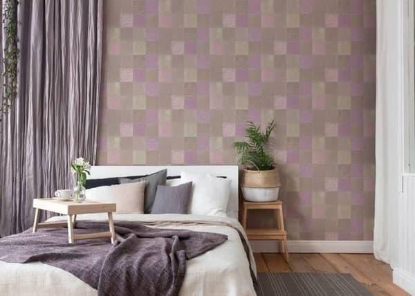 A.S. Creation New Walls 374062 non-woven tapet vintage 0.53 m x 10.05 m mauve