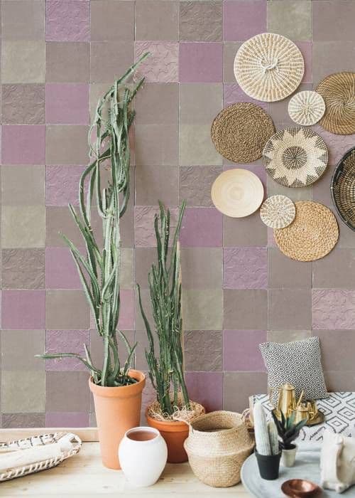 A.S. Creation New Walls 374062 non-woven tapet vintage 0.53 m x 10.05 m mauve