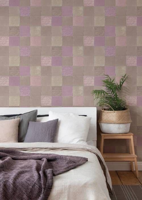 A.S. Creation New Walls 374062 non-woven tapet vintage 0.53 m x 10.05 m mauve