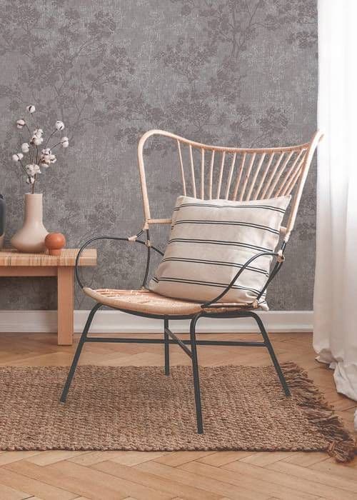 A.S. Creation Nya Väggar 373971 non-woven tapet natur 0.53 m x 10.05 m grå