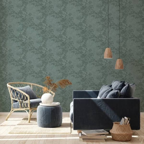 A.S. Creation New Walls 373973 non-woven tapet natur 0.53 m x 10.05 m grön