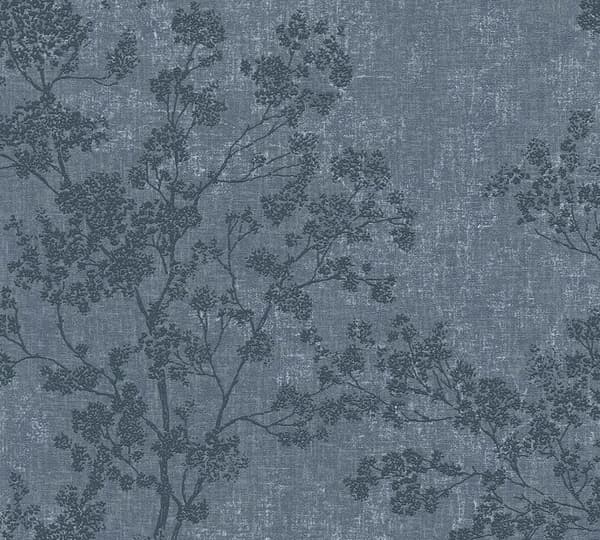 A.S. Creation New Walls 373974 non-woven tapet natur 0.53 m x 10.05 m blå