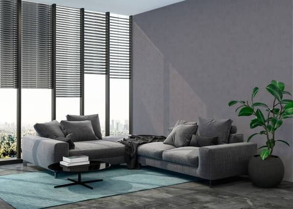 A.S. Creation Nya Väggar 374184 non-woven tapet enfärgad 0.53 m x 10.05 m grå