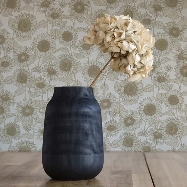 Tapet Blommor M1-No.525 Beige Vit Blommigt Tapet