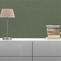 Miniatyrbild 1 av 5: Tapet M1-No.654 Grön Guld Tapet Geometrisk Design