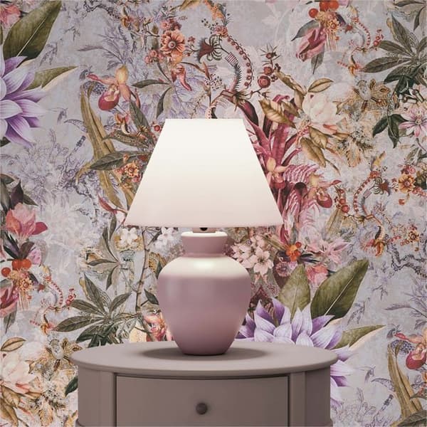 Tapet Blommor M1-No.784 Non-woven tapet Lila Beige Blommig Floral