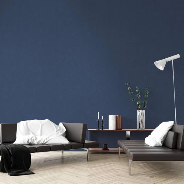 A.S. Creation Nya Väggar 374313 non-woven tapet enfärgad 0.53 m x 10.05 m blå