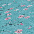 Miniatyrbild 5 av 5: Tapet Skog och Löv M1-No.645 Turkos Rosa Blommigt Tapet