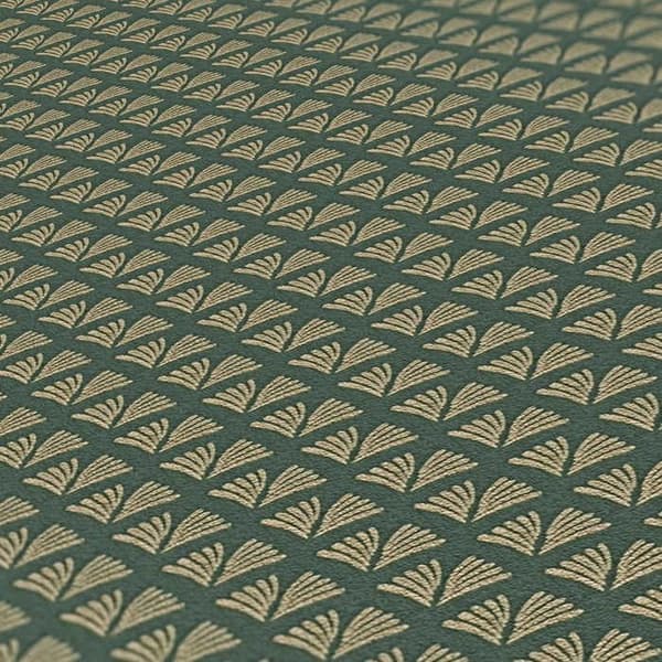 Tapet M1-No.659 Grön Guld Tapet Design Geometrisk
