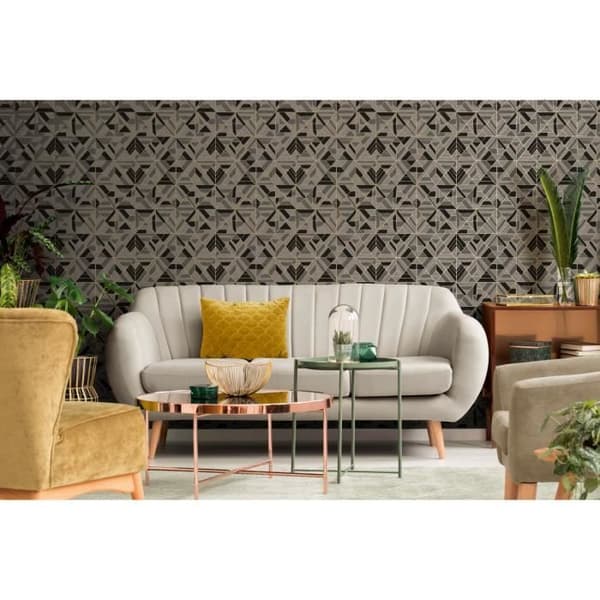 A.S. Creation Pop Style 374814 non-woven tapet vintage 0.53 m x 10.05 m brun