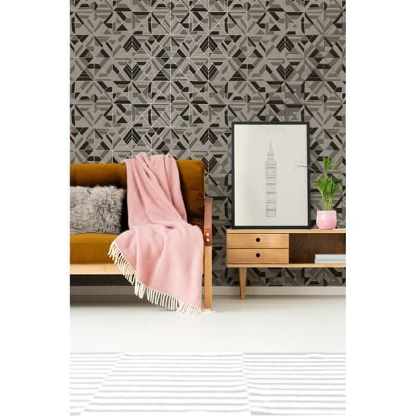 A.S. Creation Pop Style 374814 non-woven tapet vintage 0.53 m x 10.05 m brun