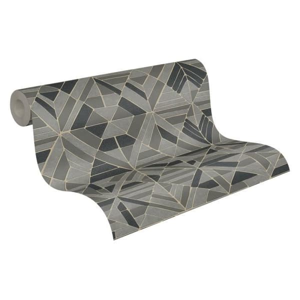 A.S. Creation Pop Style 374814 non-woven tapet vintage 0.53 m x 10.05 m brun