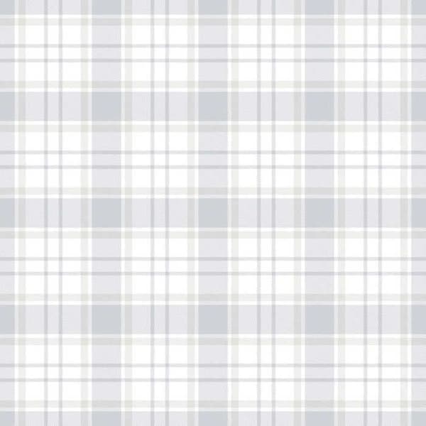 Tapet Barnrum M1-No.730 Beige Grå Rutigt Geometriskt