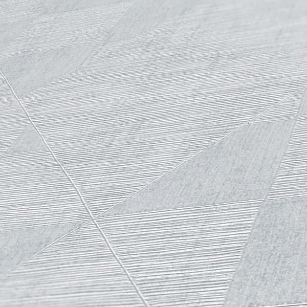 Grafiskt Tapet Domenico M1-No.802 Silver Grå Geometrisk