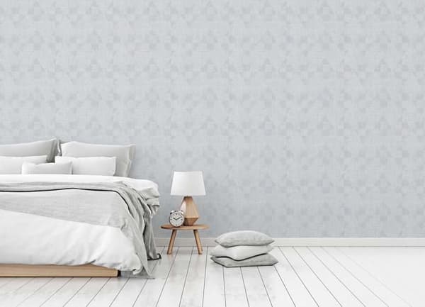 Grafiskt Tapet Domenico M1-No.802 Silver Grå Geometrisk