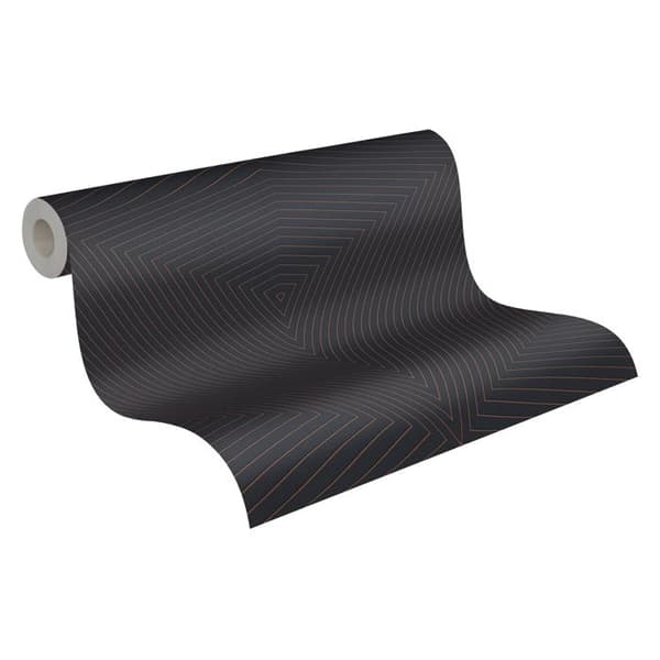 A.S. Creation Daniel Hechter 6 375226 non-woven tapet 3D 0.53 m x 10.05 m svart