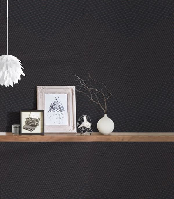 A.S. Creation Daniel Hechter 6 375226 non-woven tapet 3D 0.53 m x 10.05 m svart