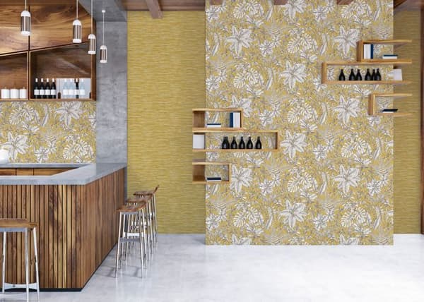 A.S. Creation Daniel Hechter 6 375203 non-woven tapet blommönster 0.53 m x 10.05 m gul