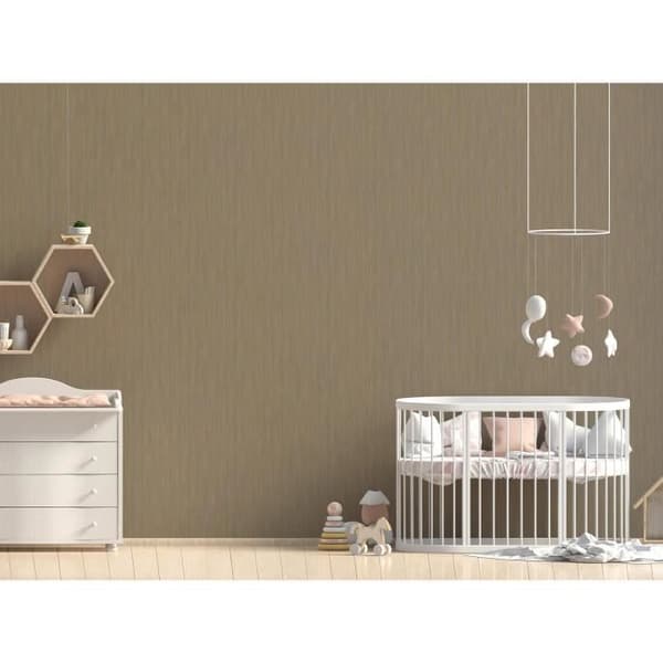 Enfärgad tapet M1-No.953 | Non-woven tapet | Brun | Unicolor