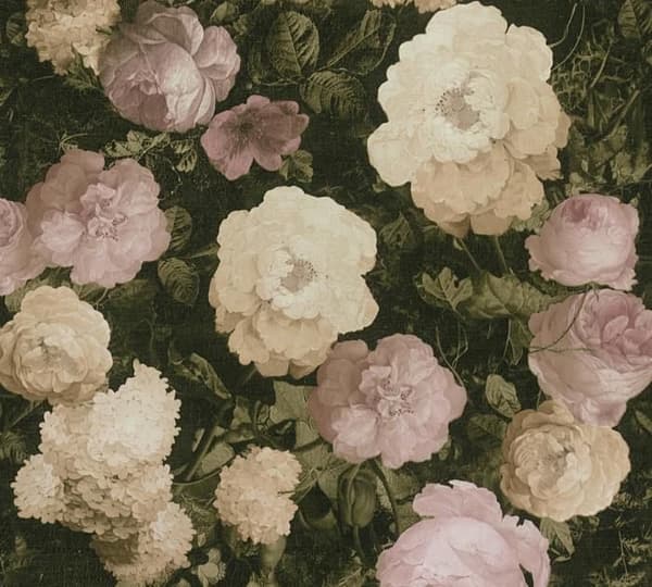 A.S. Creation Konsthistoria 376501 non-woven tapet blommig 0.53 m x 10.05 m rosa