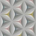 Miniatyrbild 4 av 5: Grafiskt Tapet Tino M1-No.919 Grå Rosa Retro Geometrisk Tapet