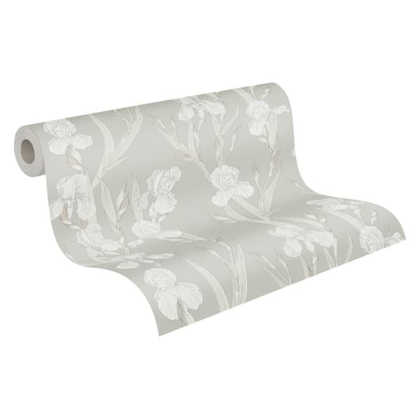 A.S. Creation Daniel Hechter 6 375264 non-woven tapet blomster 0.53 m x 10.05 m grå