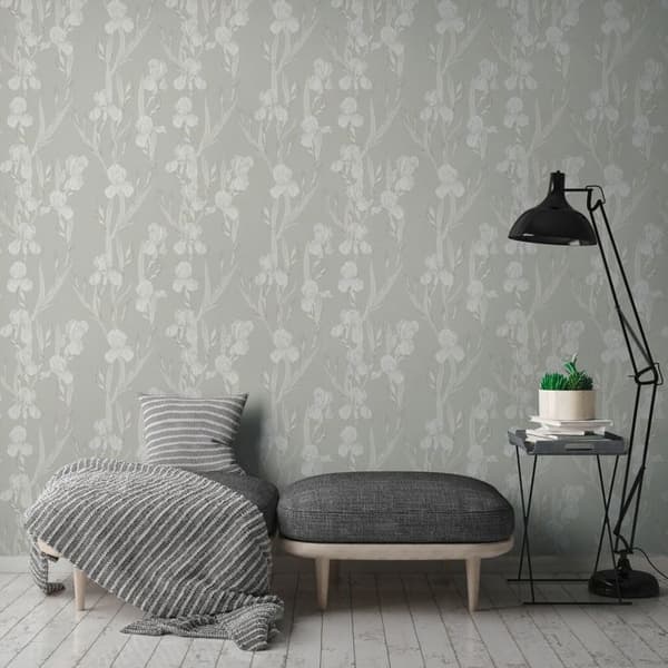 A.S. Creation Daniel Hechter 6 375264 non-woven tapet blomster 0.53 m x 10.05 m grå