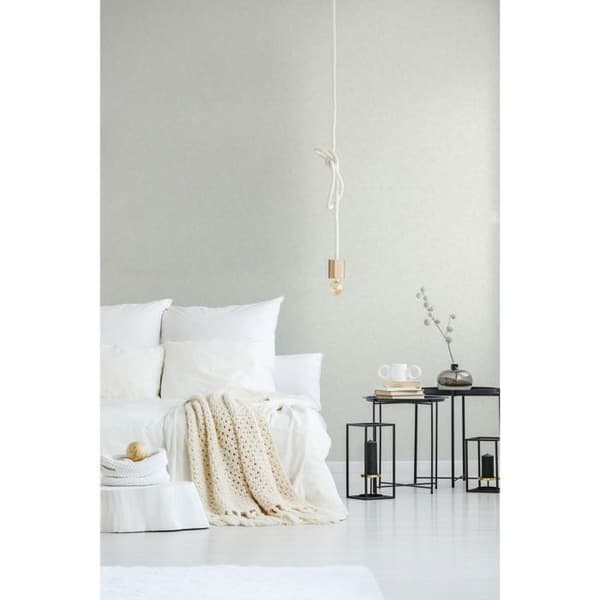 A.S. Creation Geo Nordic 375351 non-woven tapet enfärgad 0,53 m x 10,05 m vit