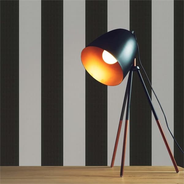 Tapet Ränder M1-No.594 Svart Vit Tapet Design