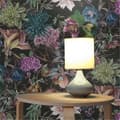 Miniatyrbild 1 av 5: Tapet Blommor Mario M1-No.778 Non-woven tapet Svart Grön Blommig