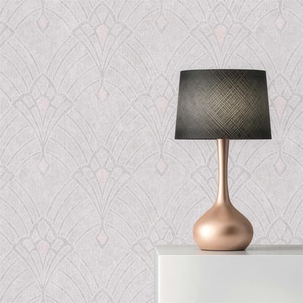 Tapet M1-No.701 Non-vävt tapet Crème Rosa Orientaliskt tapet