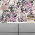 Miniatyrbild 1 av 5: Tapet Blommor M1-No.785 Non-woven tapet Rosa Vit Blommig Floral
