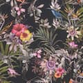 Miniatyrbild 3 av 4: Tapet Djur Maria M1-No.787 Non-vävt tapet Svart Orange Blommor